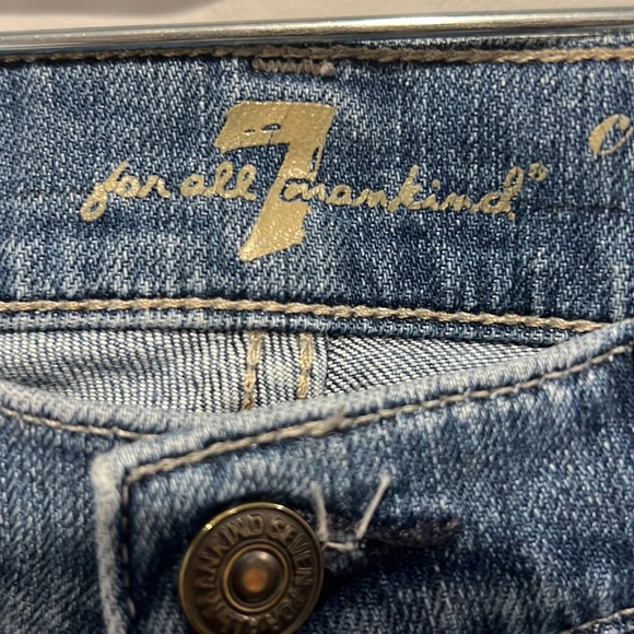 7 for All Mankind cropped straight jeans - Picture 4 of 4